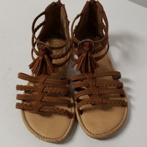 Girl's So Memory Foam gladiator sandals